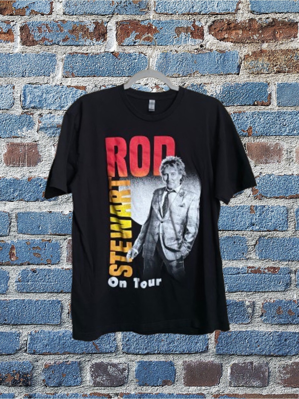 Rod Stewart On Tour double-sided US concert tee sz Large (unisex)